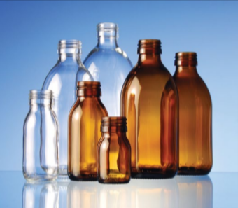 Light glass bottles